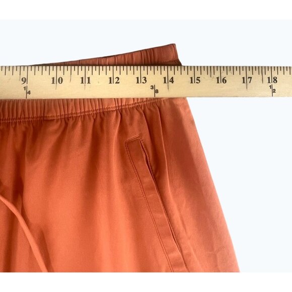Athleta Womens Arrival Skirt Orange Knee-Length W/ Pockets Size 10 Lightweight - Picture 9 of 16